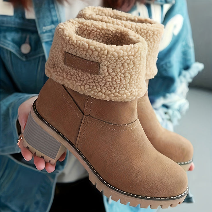 Warm Faux Fur Lined Women&