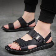 Men's Fashion Casual Breathable Cowhide Sandals