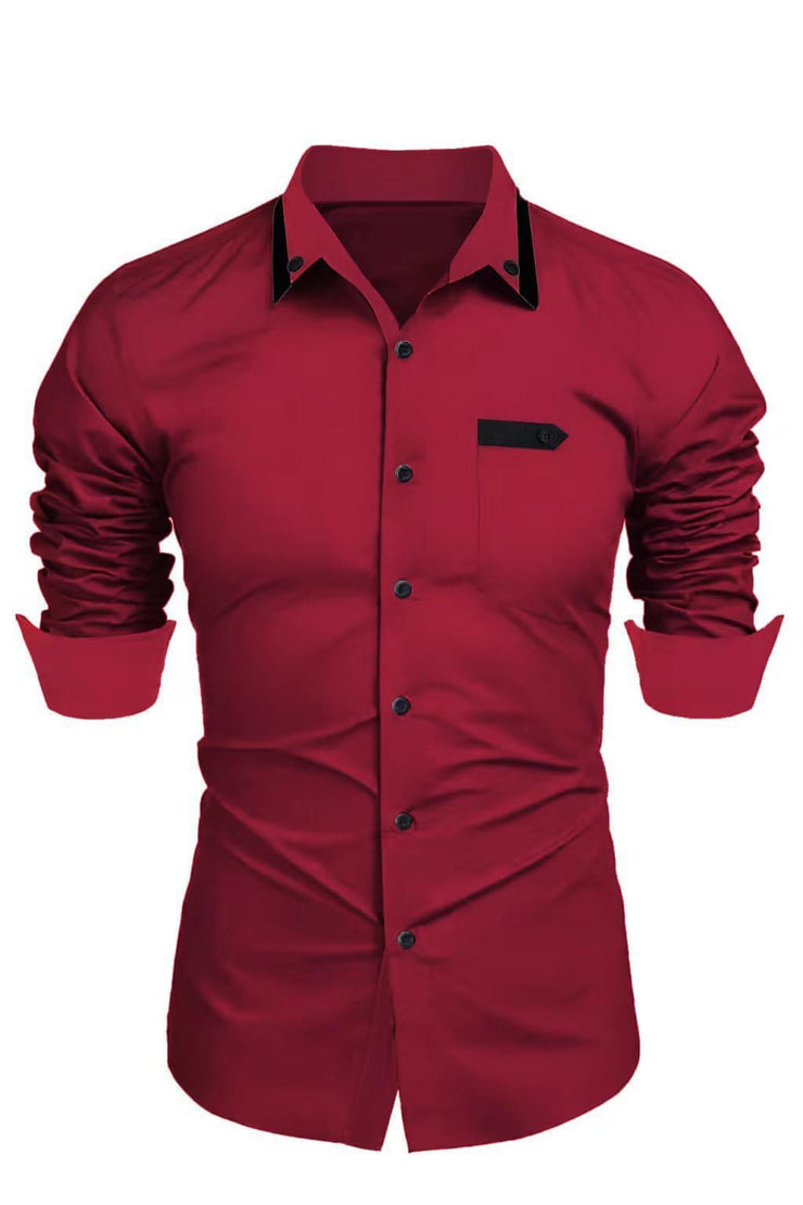 Fluid Apparel Shop Shirts Dark Red / L Men&