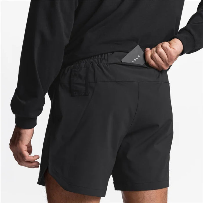 fluidapparelshop 2025 NEW Summer Running Shorts Men Sports Jogging Fitness Shorts Quick Dry Mens Gym Men Shorts Gyms Short Pants For Men