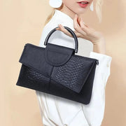 Fluidapparelshop Handbag black High Quality Soft PU Leather Handbag  Luxury Purses