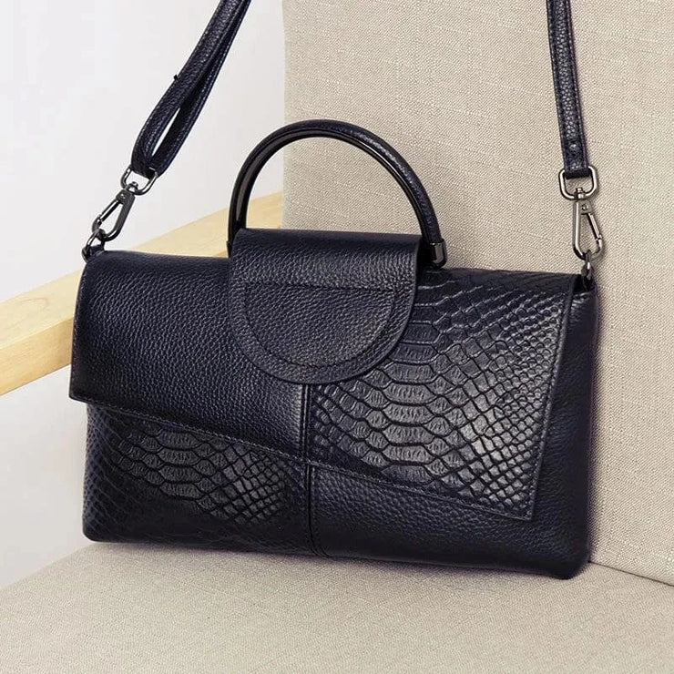 Fluidapparelshop Handbag black High Quality Soft PU Leather Handbag  Luxury Purses