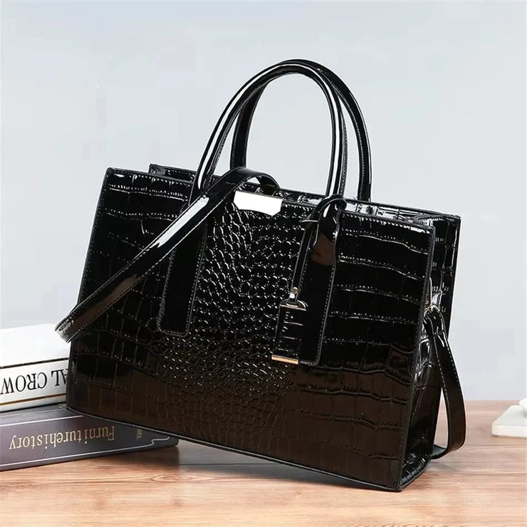 Fluidapparelshop Handbag Large Capacity Soft Leather Women&