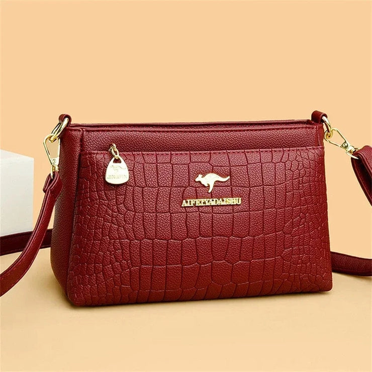 Fluidapparelshop Handbag Large Capacity Soft Leather Women&