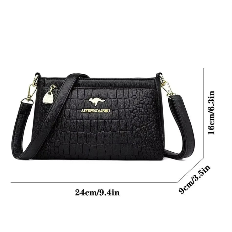 Fluidapparelshop Handbag Large Capacity Soft Leather Women&