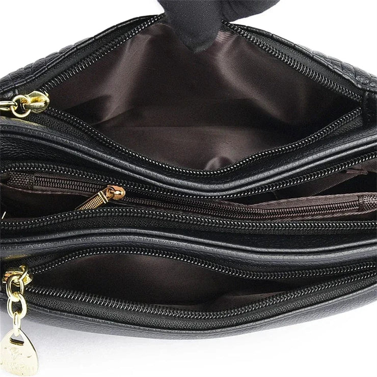 Fluidapparelshop Handbag Large Capacity Soft Leather Women&