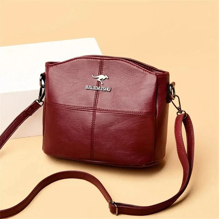 Fluidapparelshop Handbag Large Capacity Soft Leather Women&