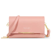 Fluidapparelshop Handbag pink Women's Wallet Korean Handbag Multi Card Large Capacity Casual Shoulder Bag Mobile Phone Packet