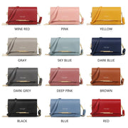 Fluidapparelshop Handbag Women's Wallet Korean Handbag Multi Card Large Capacity Casual Shoulder Bag Mobile Phone Packet