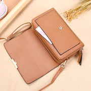 Fluidapparelshop Handbag Women's Wallet Korean Handbag Multi Card Large Capacity Casual Shoulder Bag Mobile Phone Packet