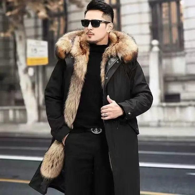 Fluidapparelshop Jackets Mid length version 1 / CHINA / Asian size L New imitation fox fur grass oversized plush men&