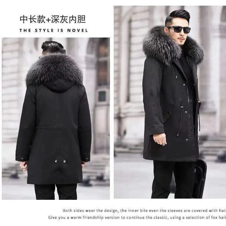 Fluidapparelshop Jackets Mid length version 5 / CHINA / Asian size L New imitation fox fur grass oversized plush men&