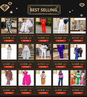 Fluidapparelshop Jumpsuit Women Elegant Short Sleeve White Black Party Evening Long Jumpsuit Outfits Dashiki Africa Clothing