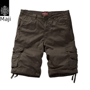 Fluidapparelshop Shorts 深卡其 / 28 Trendy  Machi Casual Multi-Pocket  Shorts