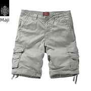 Fluidapparelshop Shorts 浅灰 / 5XL Trendy  Machi Casual Multi-Pocket  Shorts