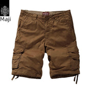 Fluidapparelshop Shorts 泥黄 / XL Trendy  Machi Casual Multi-Pocket  Shorts