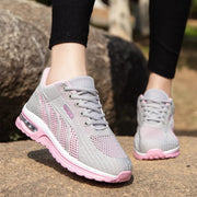 Fluidapparelshop Sneakers Breathable Mesh Women Running Shoes Ladies' Sneakers for Outdoor Lace-Up Training Tennis Sports Shoes