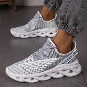 Fluidapparelshop Sneakers Large Size Men's Running Shoes Breathable Lightweight Sports Trainers .