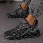 Fluidapparelshop Sneakers Large Size Men's Running Shoes Breathable Lightweight Sports Trainers .