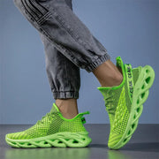 Fluidapparelshop Sneakers Large Size Men's Running Shoes Breathable Lightweight Sports Trainers .