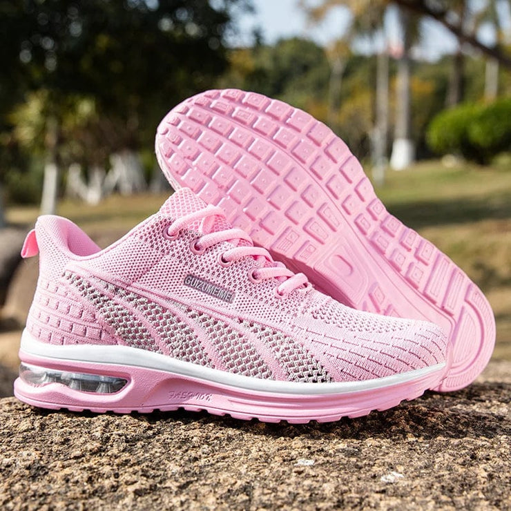 Fluidapparelshop Sneakers Pink / 42 Breathable Mesh Women Running Shoes Ladies&