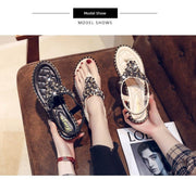 Fluidapparelshop Spring Fashion Flip-Toe Rhinestone Ins Fashionable Sandals