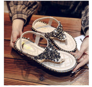 Fluidapparelshop Spring Fashion Flip-Toe Rhinestone Ins Fashionable Sandals