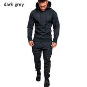 Fluidapparelshop Tracksuit Dark Grey / S Men's Tracksuits Sports Wear Camo Jogging Suits Hooded Tracksuit