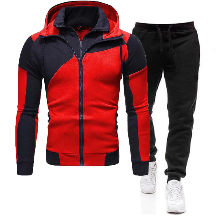 Fluidapparelshop Tracksuit Design3 red / M Men&