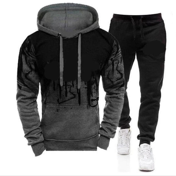 Fluidapparelshop Tracksuit Design4 grey / XL Men&