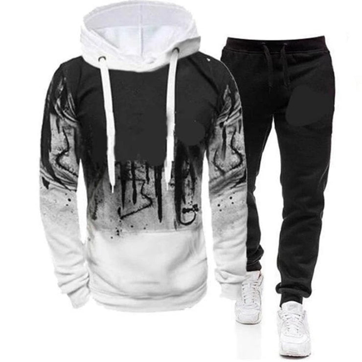 Fluidapparelshop Tracksuit Design4 white / XXL Men&