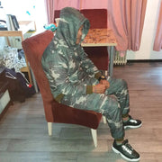 Fluidapparelshop Tracksuit Men's Tracksuits Sports Wear Camo Jogging Suits Hooded Tracksuit