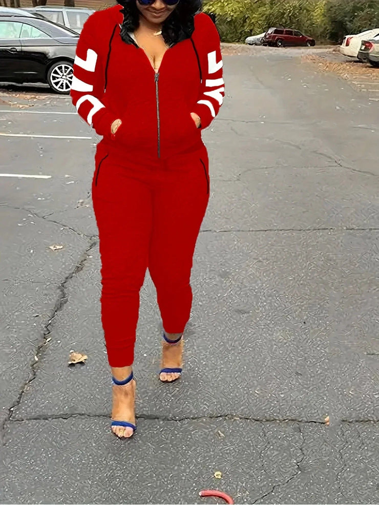 Fluidapparelshop Tracksuit Red / M Eye-Catching Women&