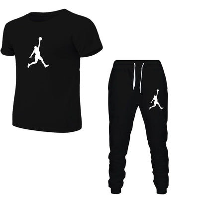 fluidapparelshop Tracksuits Men's Comfortable Two-piece Set,  Casual Fitness .